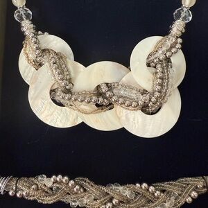 Bella Del Mar Expressions Collection Necklace and Bracelet